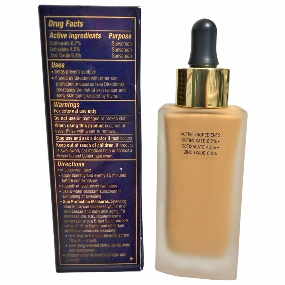 ESTEE LAUDER Futurist SkinTint Serum Foundation SPF20- 4W1 HONEY BRONZE 1 oz NIB - Picture 6 of 7